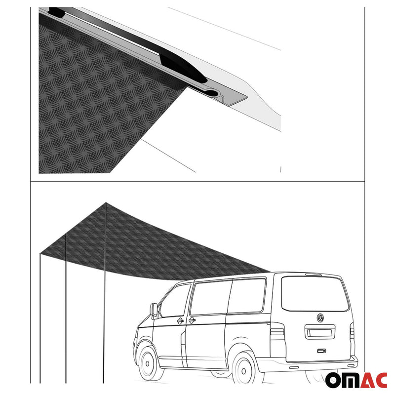 Tendalino parasole impermeabile, tendalino parasole universale per roulotte