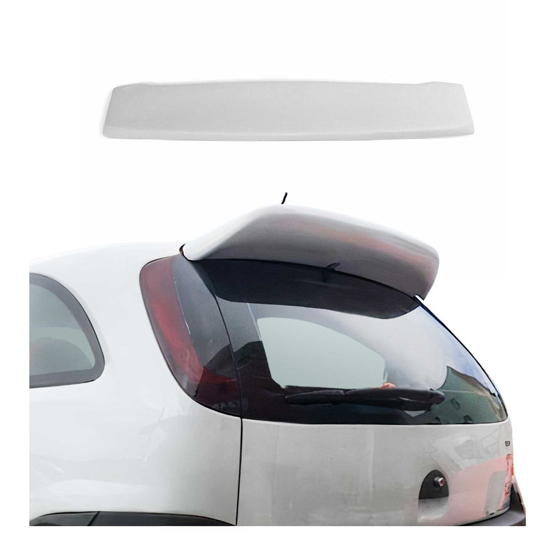 Spoiler posteriore, spoiler sul tetto, labbro posteriore per Opel Corsa C 2000-2006 hatchback rivestito