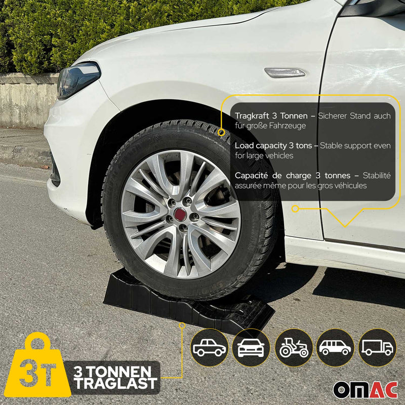Set di rampe di carico per veicoli con capacità di carico fino a 3,5 tonnellate, rampe per auto antiscivolo
