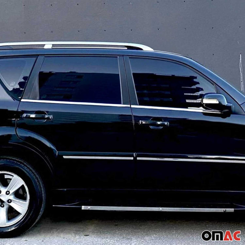 Fensterleisten Zierleisten für Ssangyong Rexton 2006-2012 Edelstahl Chrom 4tlg