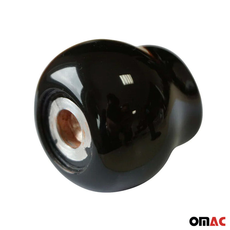 Pomello del cambio per VW T6 T6.1 tutti i modelli 2015-2024 in legno pregiato nero lucido