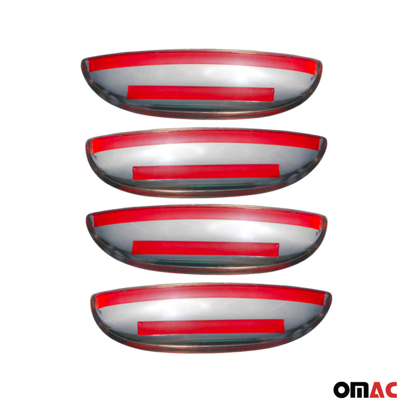 Copri maniglia porta, copri maniglia porta per Fiat Palio 1996-2000 4 porte in acciaio inox argento 4x
