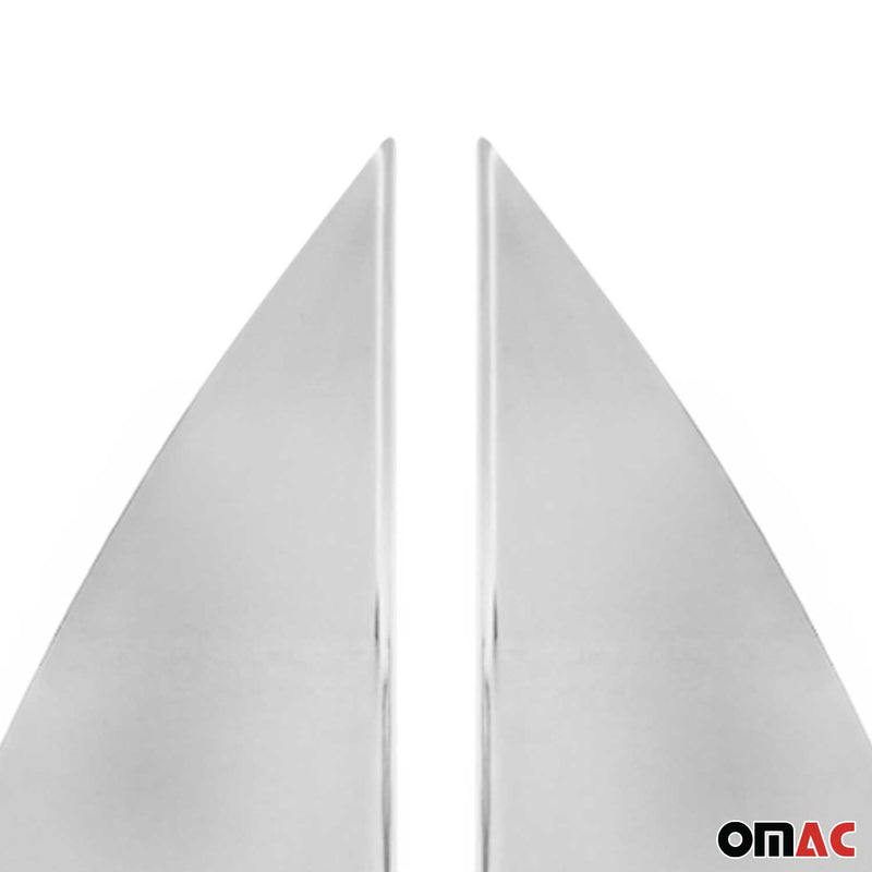 Strisce triangolari per finestrini per Daihatsu Terios 2006-2017 in acciaio inox cromato 2x 
