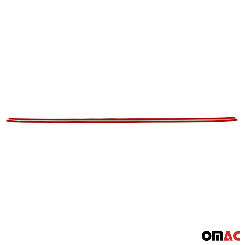 Modanatura posteriore del bagagliaio per Suzuki SX4 2013-2025 inferiore in acciaio inox cromato