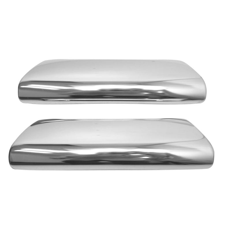 Copertura maniglia interna porta cromata per VW T5 2003-2015 acciaio inox argento 2x