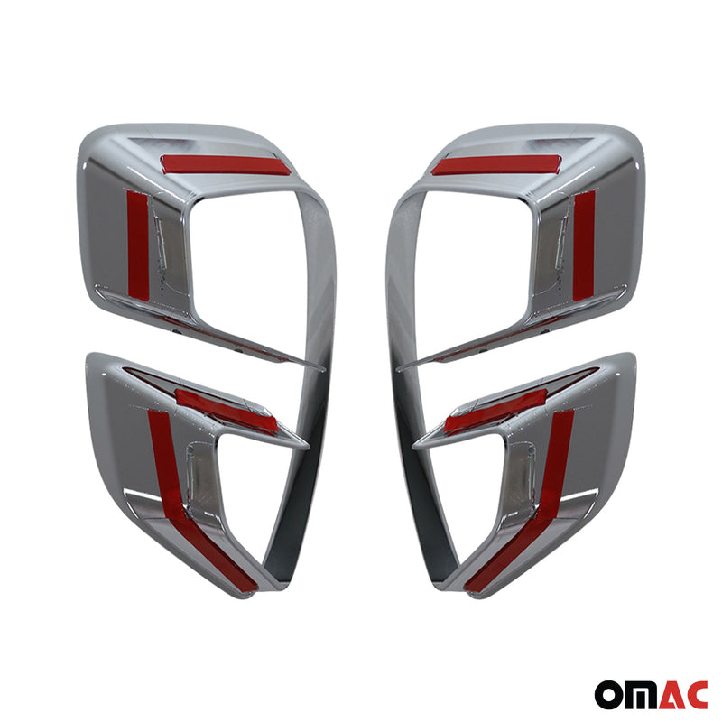 Cornice fendinebbia per Renault Captur 2020-2025 cromata ABS 2x