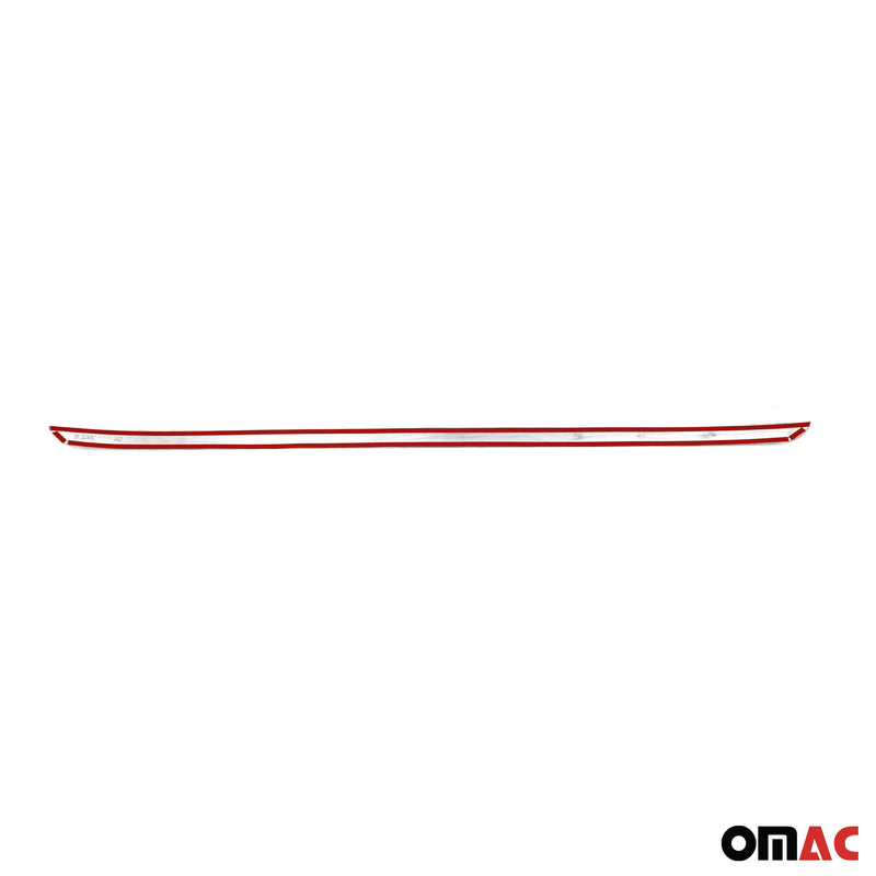 Modanatura posteriore baule per Opel Combo D Fiat Doblo inferiore in acciaio inox cromato 