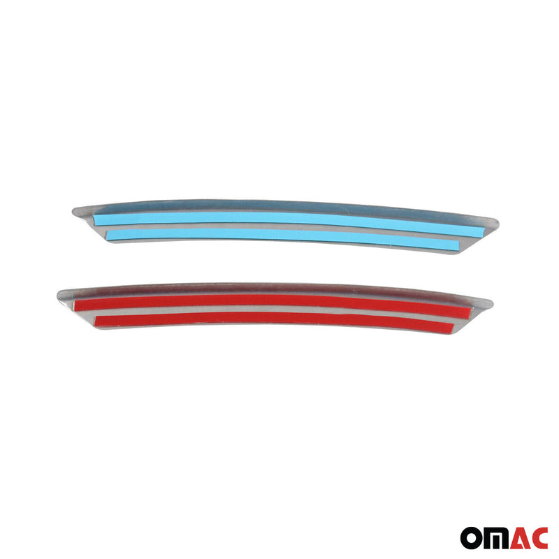Cornice per fendinebbia per Skoda Yeti 2010-2013 in acciaio inox argento 2x