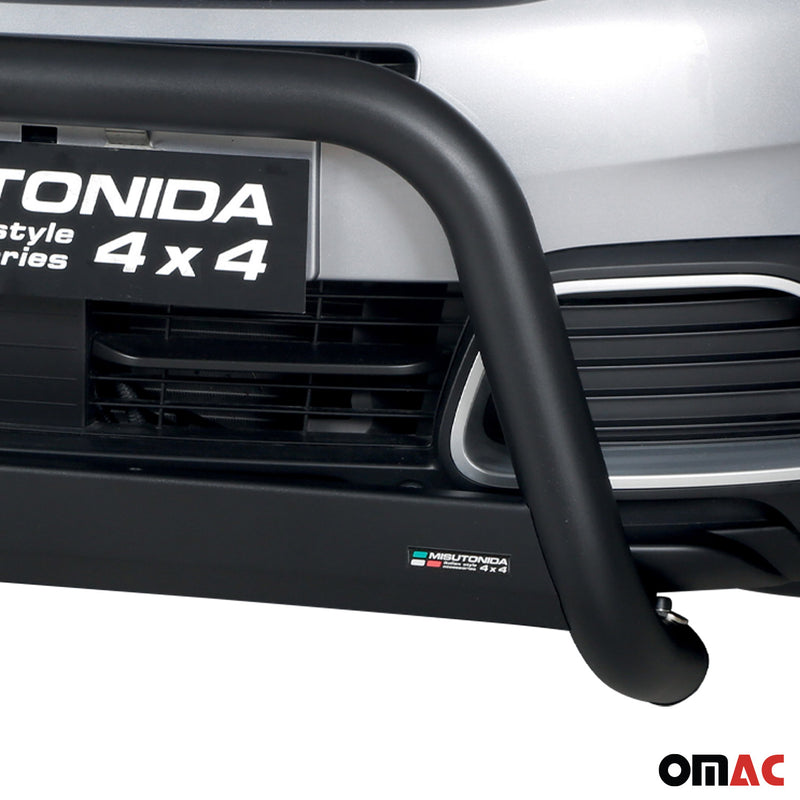 Protezione anteriore per Citroen C5 Aircross 2018-2022 ø63 acciaio nero 