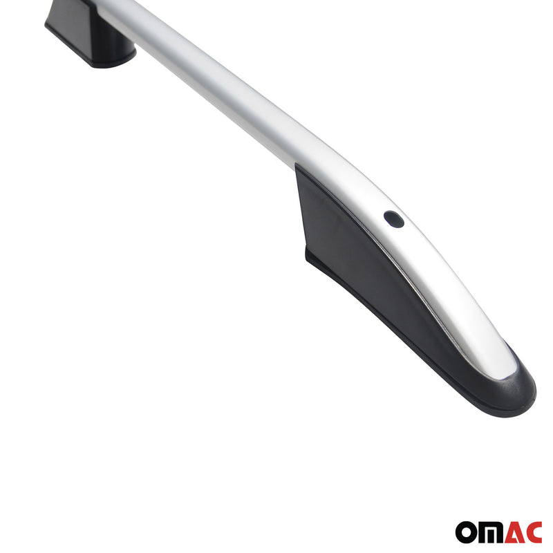 Barre portatutto + barre portatutto SET per Opel Combo L1 Short D 2010-2018 Alu Silver 4 pezzi