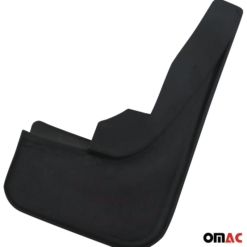 Paraspruzzi parafango per Fiorino Qubo Bipper Nemo Nero 2 pezzi