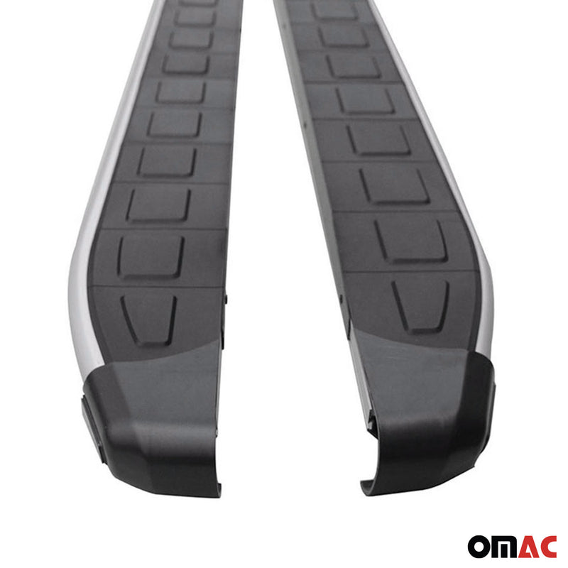Pedane laterali per Ford Transit Custom 2012-2024 Short L1 Nero