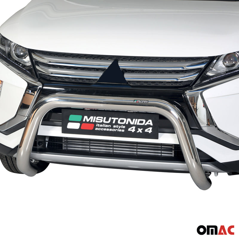 Protezione anteriore per Mitsubishi Eclipse Cross 2018-2020 acciaio ø76