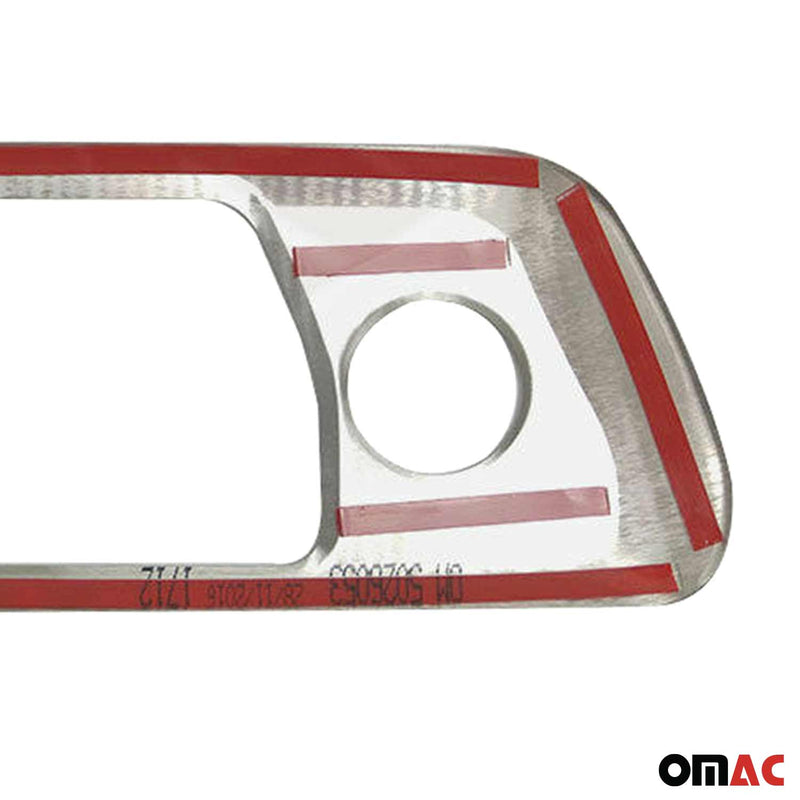 Modanatura del bagagliaio, finitura del portellone posteriore per Nissan Navara in acciaio inox cromato, 1 pezzo 