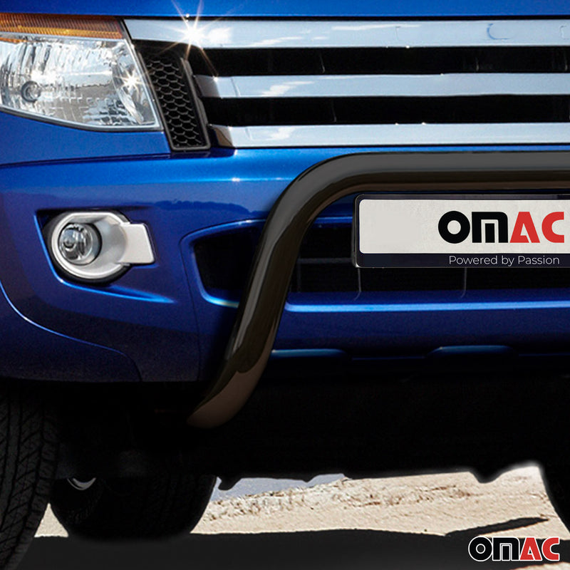 Protezione anteriore in acciaio per Ford Ranger 2012-2016 con ABE Nero 