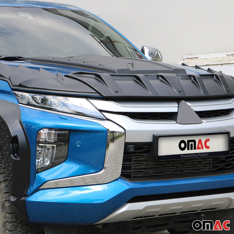 Spoiler posteriore alettone posteriore labbro posteriore per Mitsubishi L200 2019-2025 ABS Nero 3 pezzi 