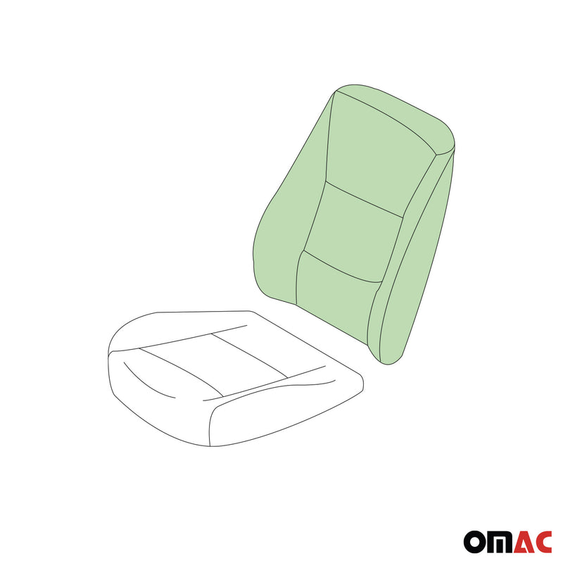Cuscino del sedile in schiuma per auto per Scania R4 2003-2021 bianco 