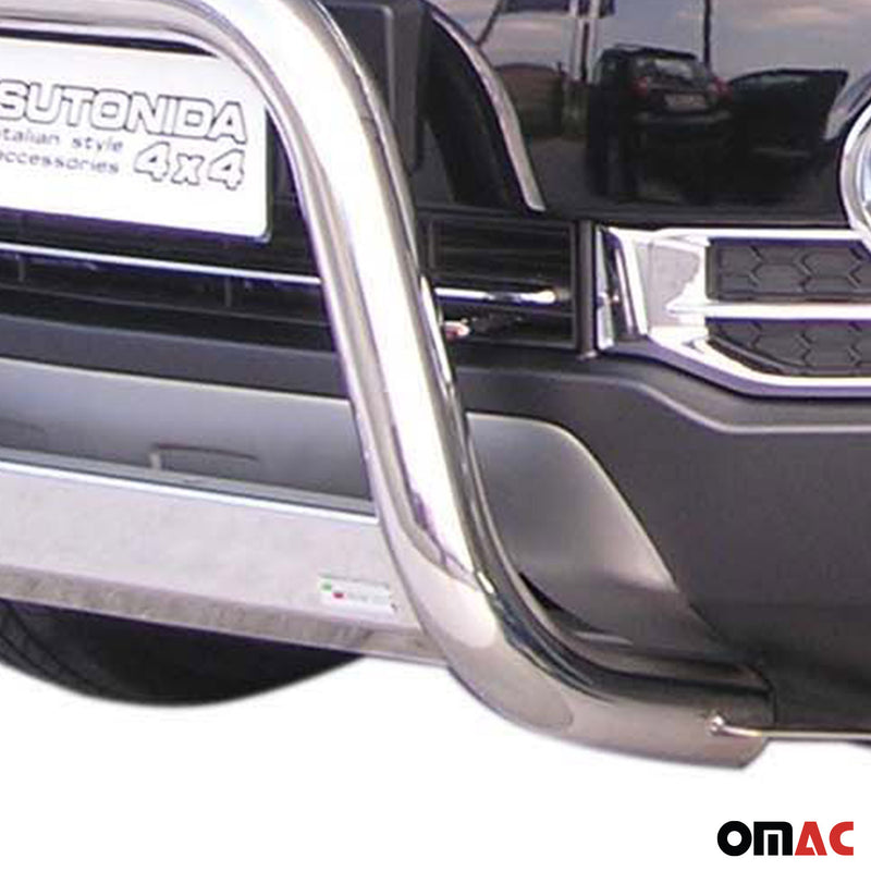 Protezione anteriore per Chevrolet Captiva 2006-2010 ø63mm acciaio argento