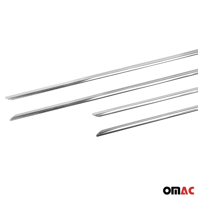 Striscia di protezione per portiera laterale per Subaru Forester 2013-2019 in acciaio inox cromato 4x