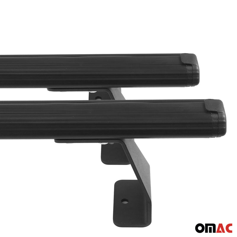 Portapacchi da tetto per VW Multivan T7 2022-2025 Alluminio Nero 2 pezzi