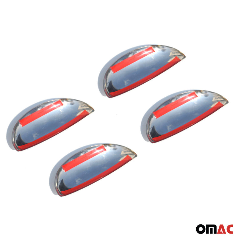 Copri maniglia portiera per Peugeot 107 2005-2014 206+ 2009-2013 4 porte in acciaio inox 4x