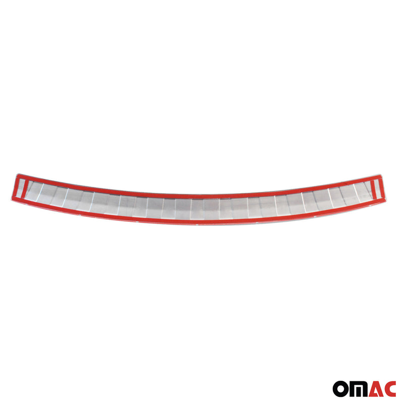 Protezione paraurti per soglia di carico per Audi Q5 8RB 2008-2017 in acciaio inox argento 1x