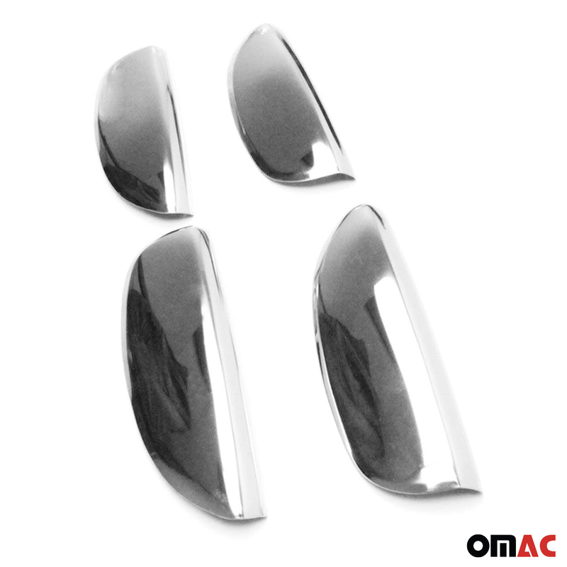 Copri maniglia porta, copri maniglia porta per Dacia Logan MCV 2006-2013 in acciaio inox argento 4x 