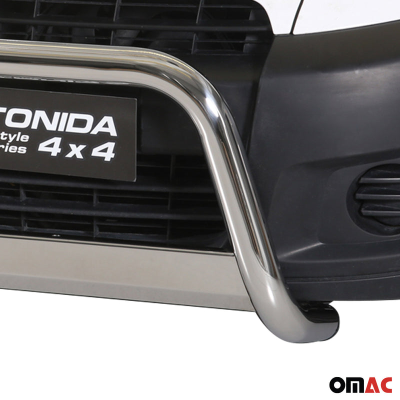 Barra di protezione anteriore per Citroen Jumper 2006-2013 63mm acciaio inox argento