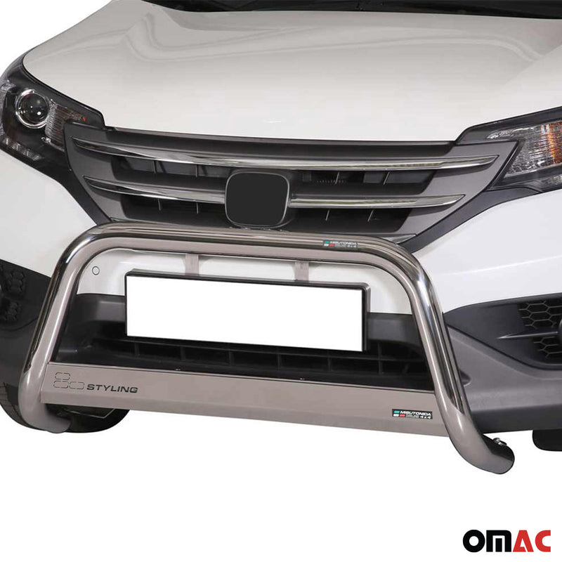 Protezione anteriore per Honda CR-V 2012-2015 ø63mm acciaio argento 