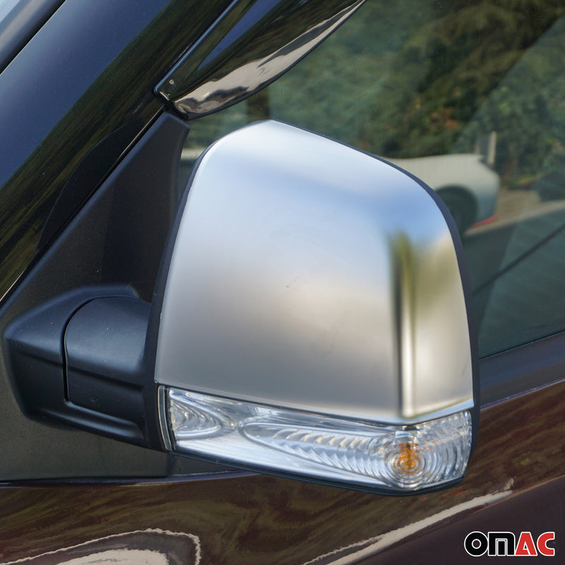 Calotte specchietti retrovisori per Opel Combo D 2012-2018 ABS cromato opaco 2 pezzi 