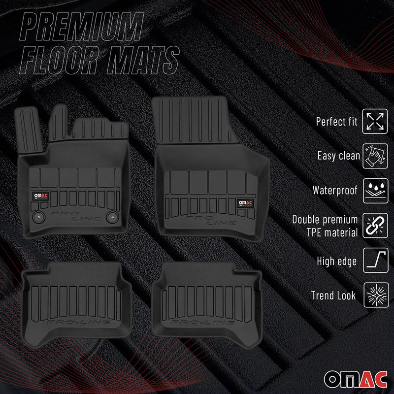 Tappetini Seat Citigo-e 2019-2025 in TPE Nero 4 pezzi