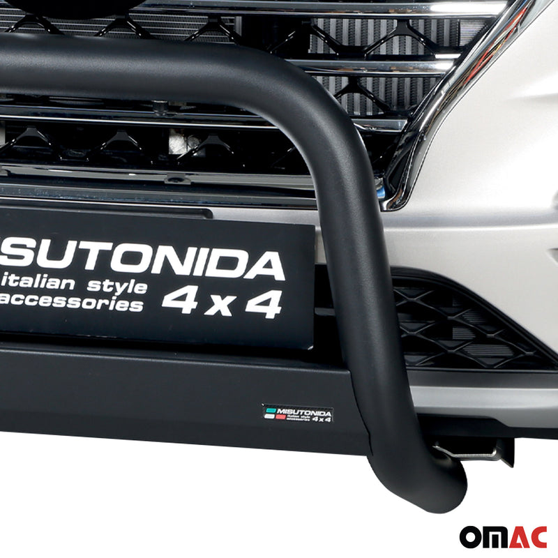 Barra di protezione anteriore per Hyundai Tucson 2018-2021 ø63mm acciaio nero 