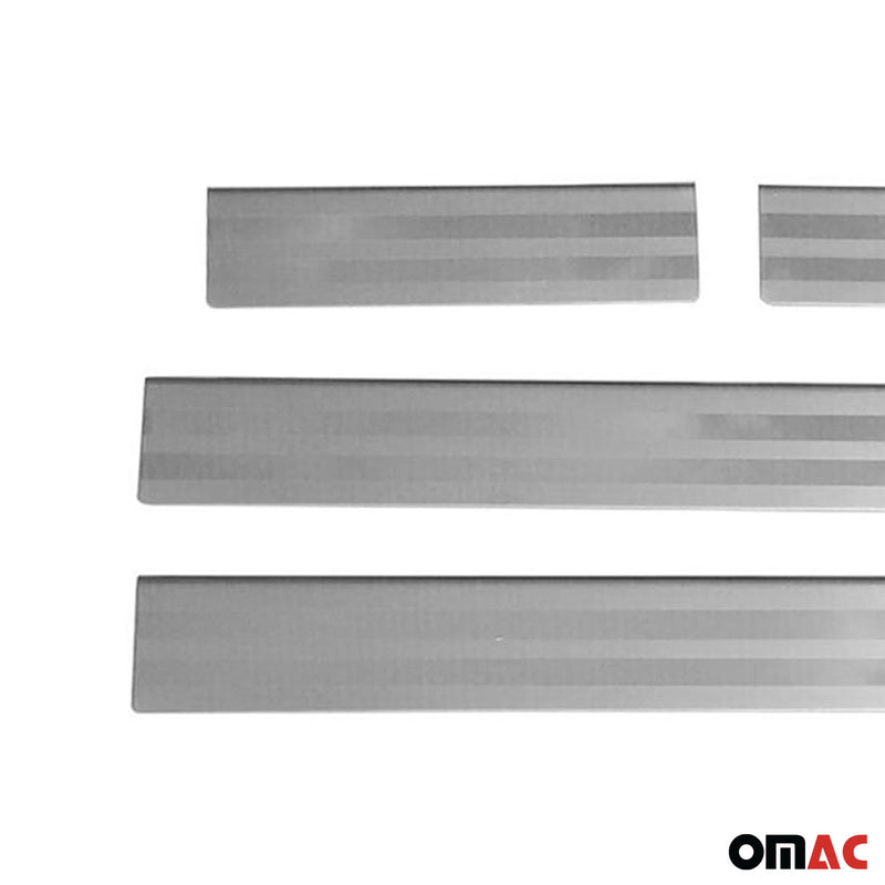 Soglie delle portiere per Range Rover 1994-2002 in acciaio inox argento 4 pezzi 