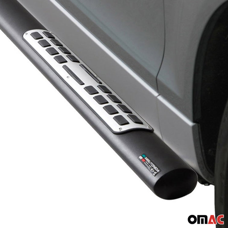 Minigonne laterali in acciaio per Audi Q7 4L 2006-2015 Nero