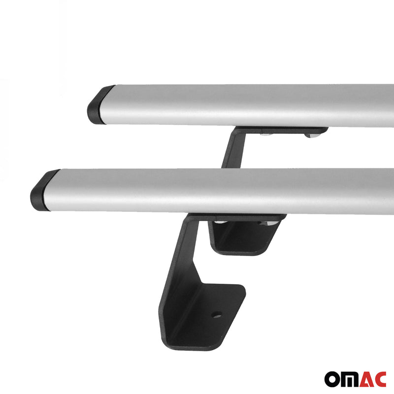 Dachträger Gepäckträger Relingträger für VW Caddy 2003-2015 Metall Silber 2tlg