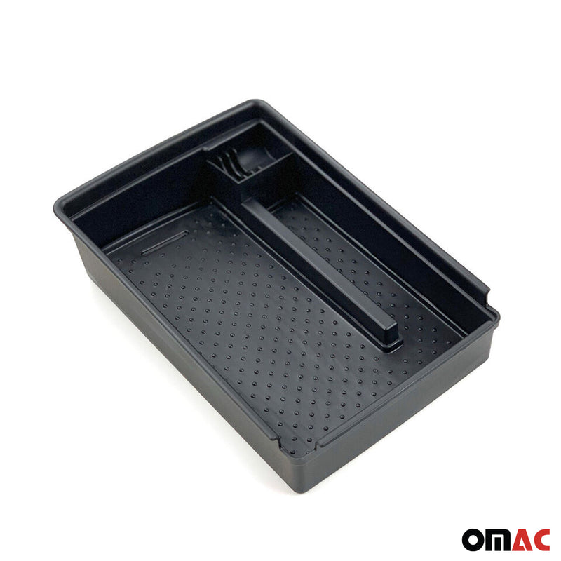 Box portaoggetti centrale per bracciolo per VW Jetta 2010-2014 ABS Nero 