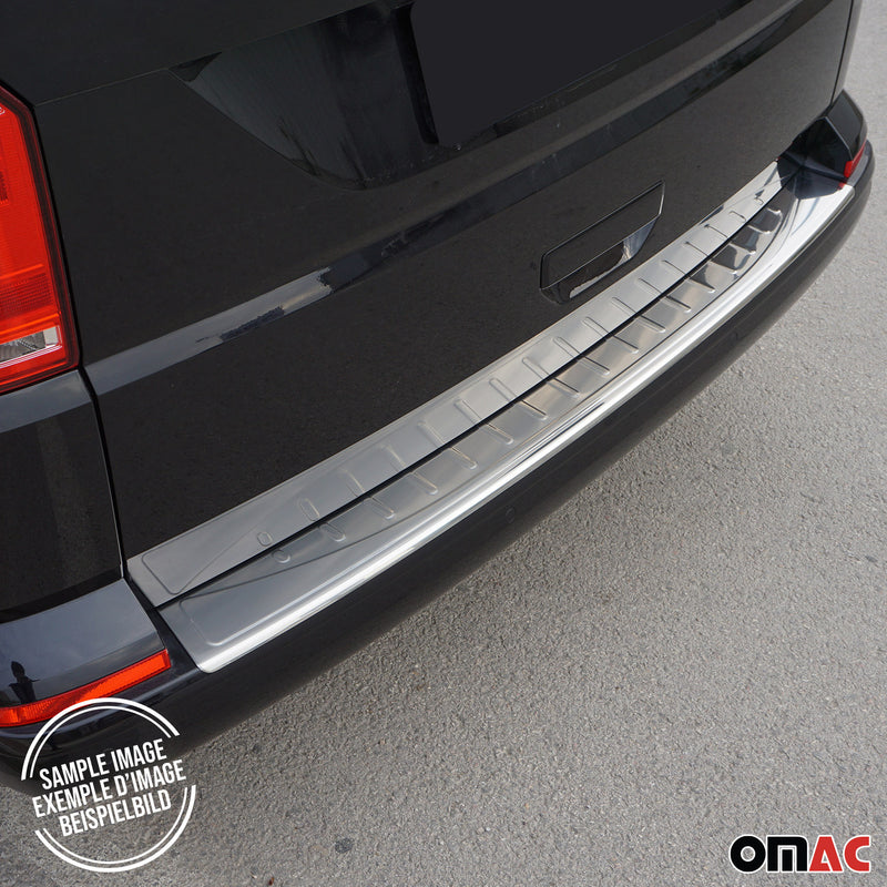 Protezione soglia di carico a doppia ala in acciaio inox cromato per VW T6 T6.1 Transporter 2015-2024