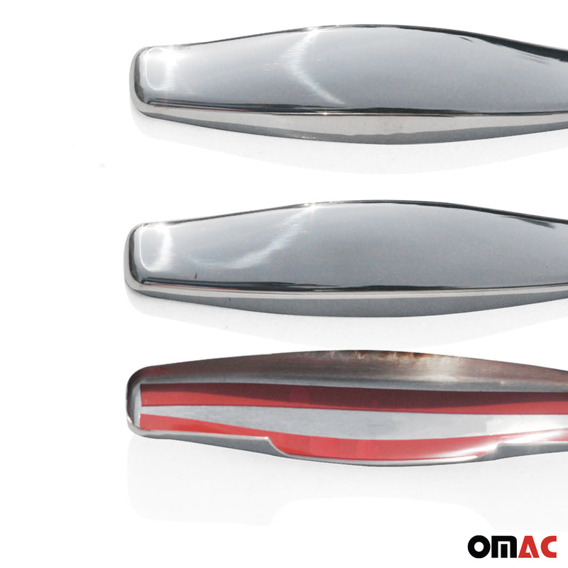 Copri maniglia porta, copri maniglia porta per Dacia Duster 2010-2018, acciaio inox argento, 4 pezzi 