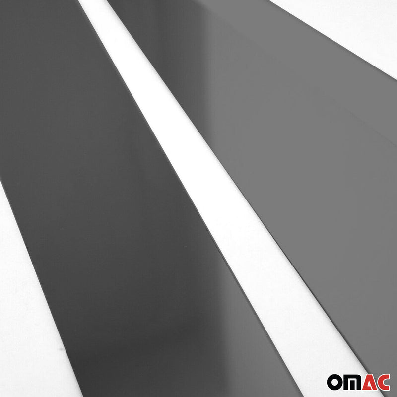 Rivestimento montante porta montante B montante C per BMW Serie 5 E60 2003-2010 Cromo Scuro 6x