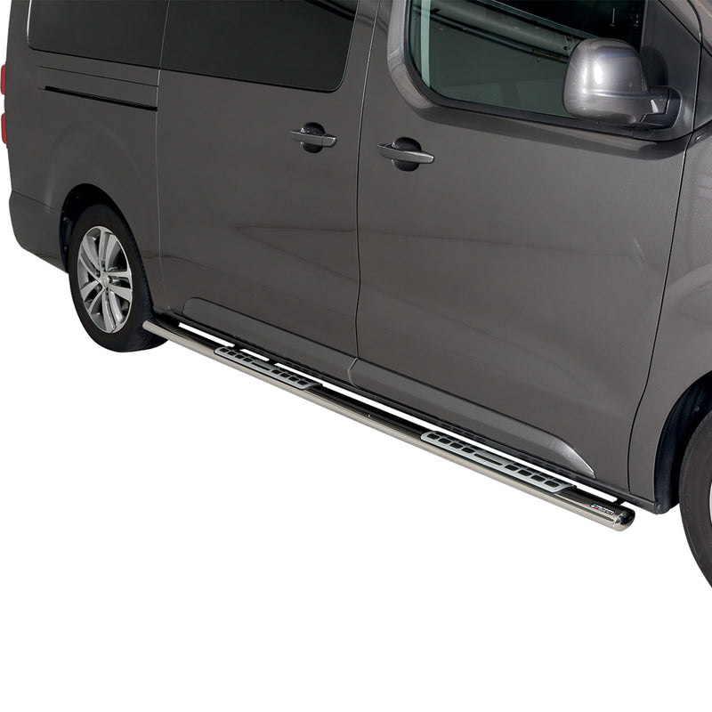 Minigonne laterali in acciaio per Peugeot Expert 2016-2025 L3 Grigio Lungo