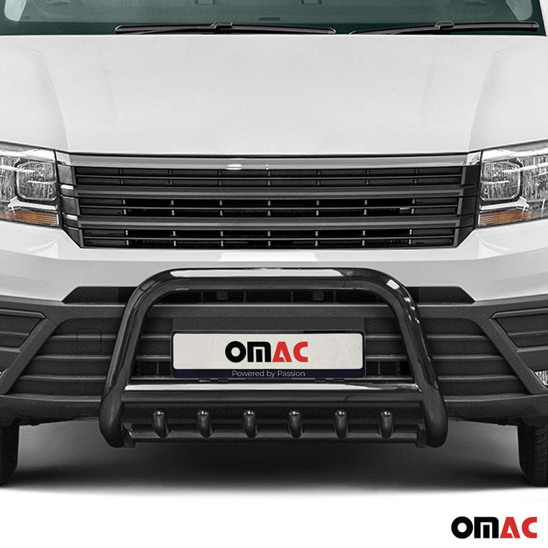 Frontbügel Frontschutzbügel für VW Crafter 2017-2025 mit ABE Stahl Schwarz