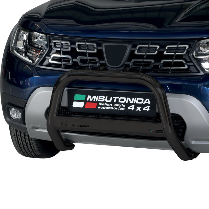 Frontbügel Frontschutzbügel für Dacia Duster 2020-2025 ø63mm Stahl Schwarz