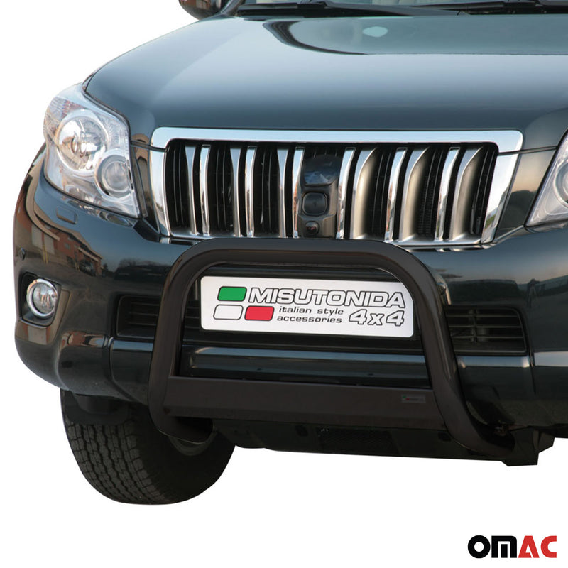 Barra di protezione anteriore per Toyota Land Cruiser Prado J150 2009-2013 ø63 Nero 