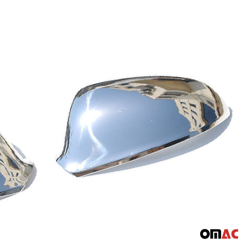 Calotte per specchietti retrovisori per Opel Cascada 2013-2019 in acciaio inox argento, 2 pezzi 