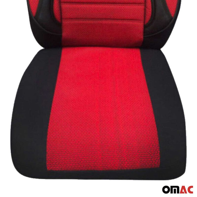 Coprisedili per VW T5 T6 Caravelle 2003-2025 Nero Rosso 2 posti anteriori
