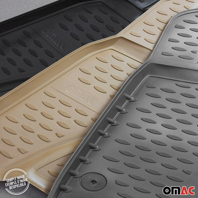 Tappetini per Range Rover Evoque 2011-2024 in TPE beige, 4 pezzi 