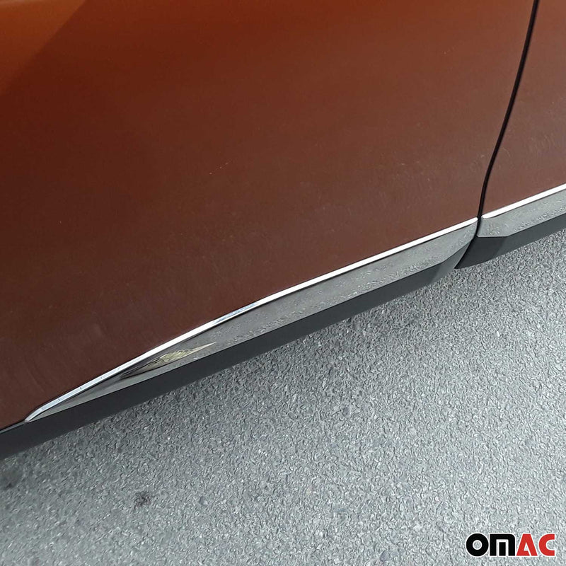 Striscia di protezione per portiera laterale, strisce per portiera per Peugeot 2008 2019-2025 Cromate 4x 