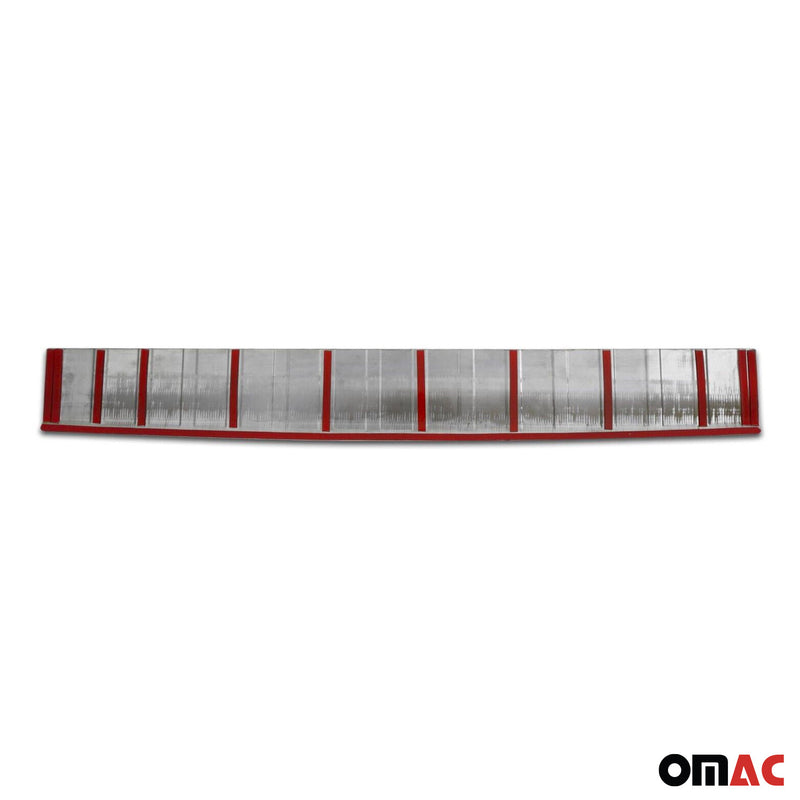 Protezione paraurti per soglia di carico per Opel Vivaro 2014-2019 in acciaio inox argento
