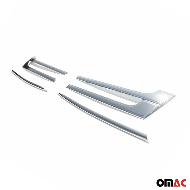 Kühlergrill Leisten Grillleisten für VW Transporter T5 2010-2015 Chrom Silber 4x