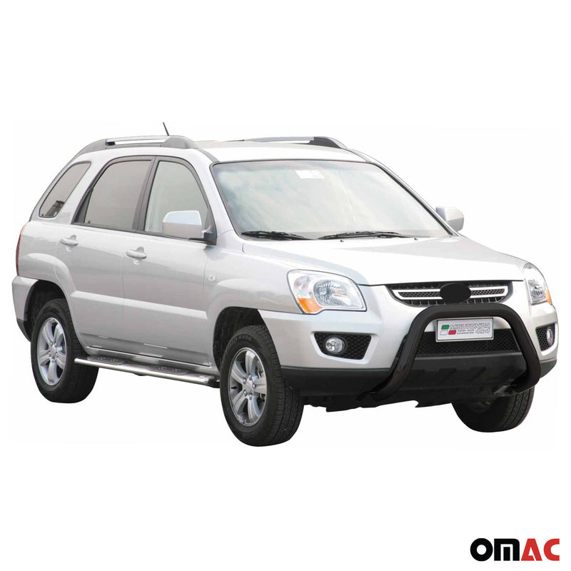 Frontbügel Frontschutzbügel für Kia Sportage 2008-2010 ø76mm Stahl Schwarz